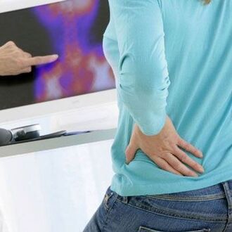 detection of a pathological process in the spine